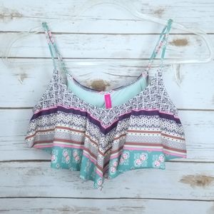 Victoria Secret Ruffled Bikini Top Size Medium